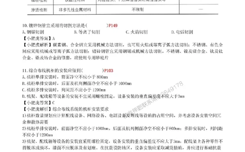 02-考前自测卷（二）答案_1_2026年一级建造师_2026年一建机电_2025年一建机电SVIP_04-冲刺串讲✿考点强化✿小灶集训_17-机电《案例百题斩》小肥虎SMR_考前测试卷
