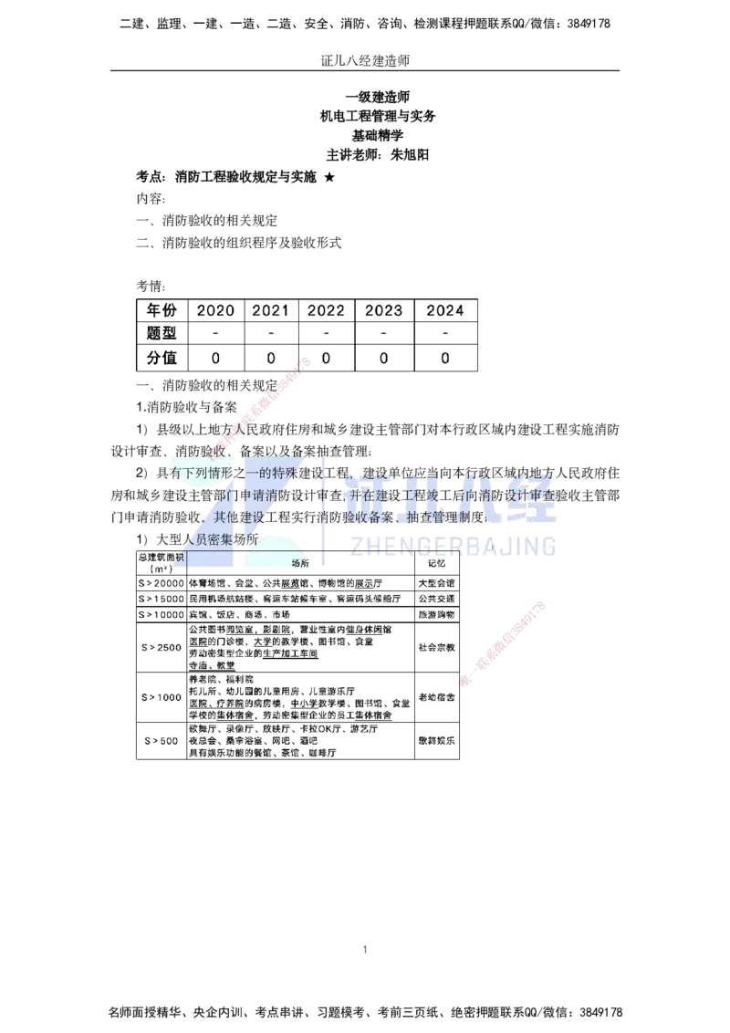 40.一建机电基础精学-41消防工程施工技术-3_2026年一级建造师_2026年一建机电_2025年一建机电SVIP_02-基础精讲✿高端面授✿深度强化_31-机电《基础精学课》朱旭阳ZBJ_讲义