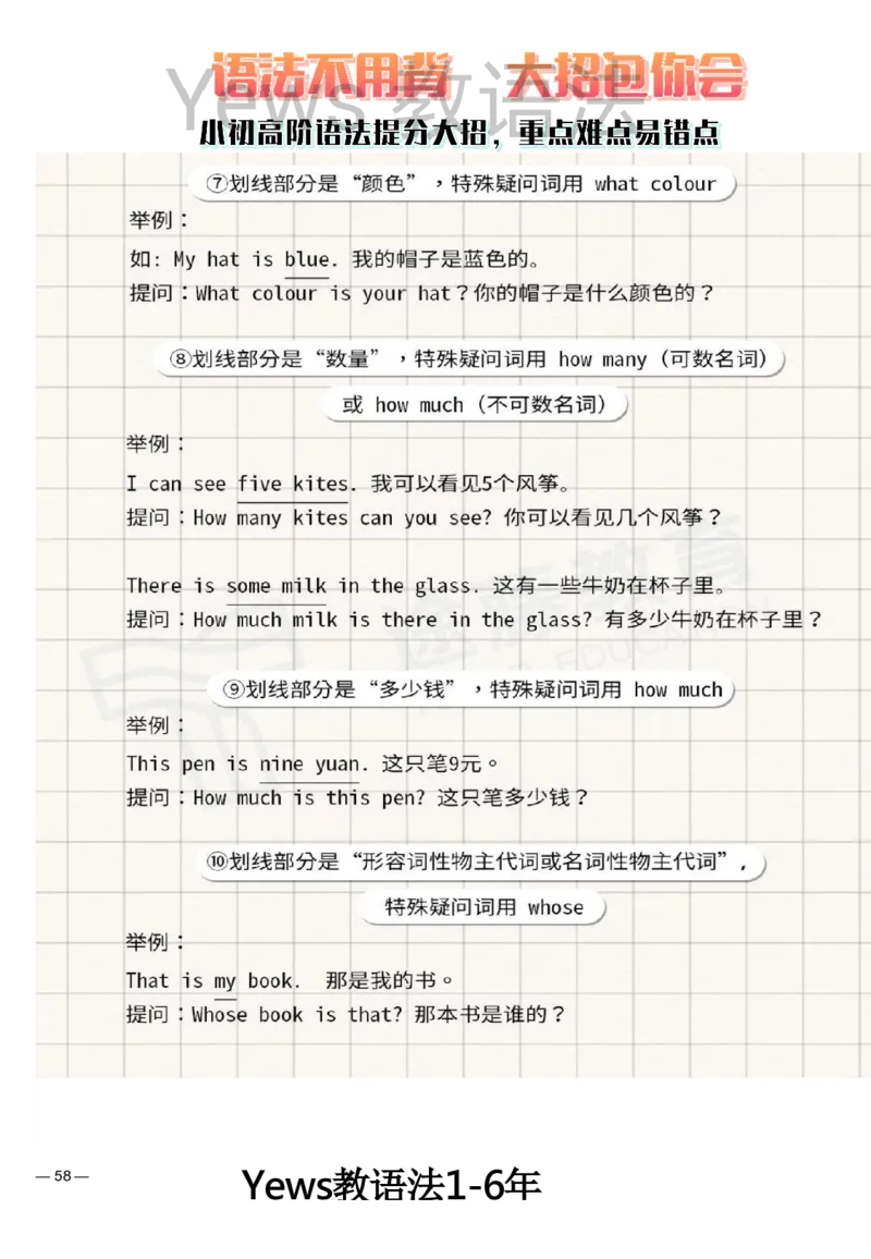 yews版语法大招-水印_小学全网线上同款资料_29号文件_直播-英语语法