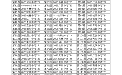 2026中考数学压轴题每日一题（120题）_2025-2026中考数学《压轴题每日一题》