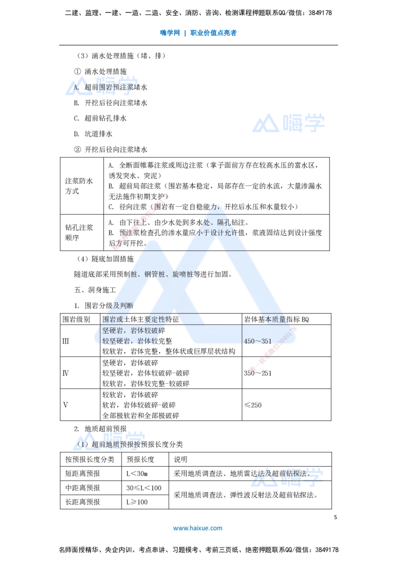 09.2025李昌春-名师冲刺特训-（9）隧道工程_2026年一级建造师_2026年一建公路_2025年一建公路SVIP_04-冲刺串讲✿考点强化✿小灶集训_39-公路《名师冲刺特训》李昌春HX_讲义