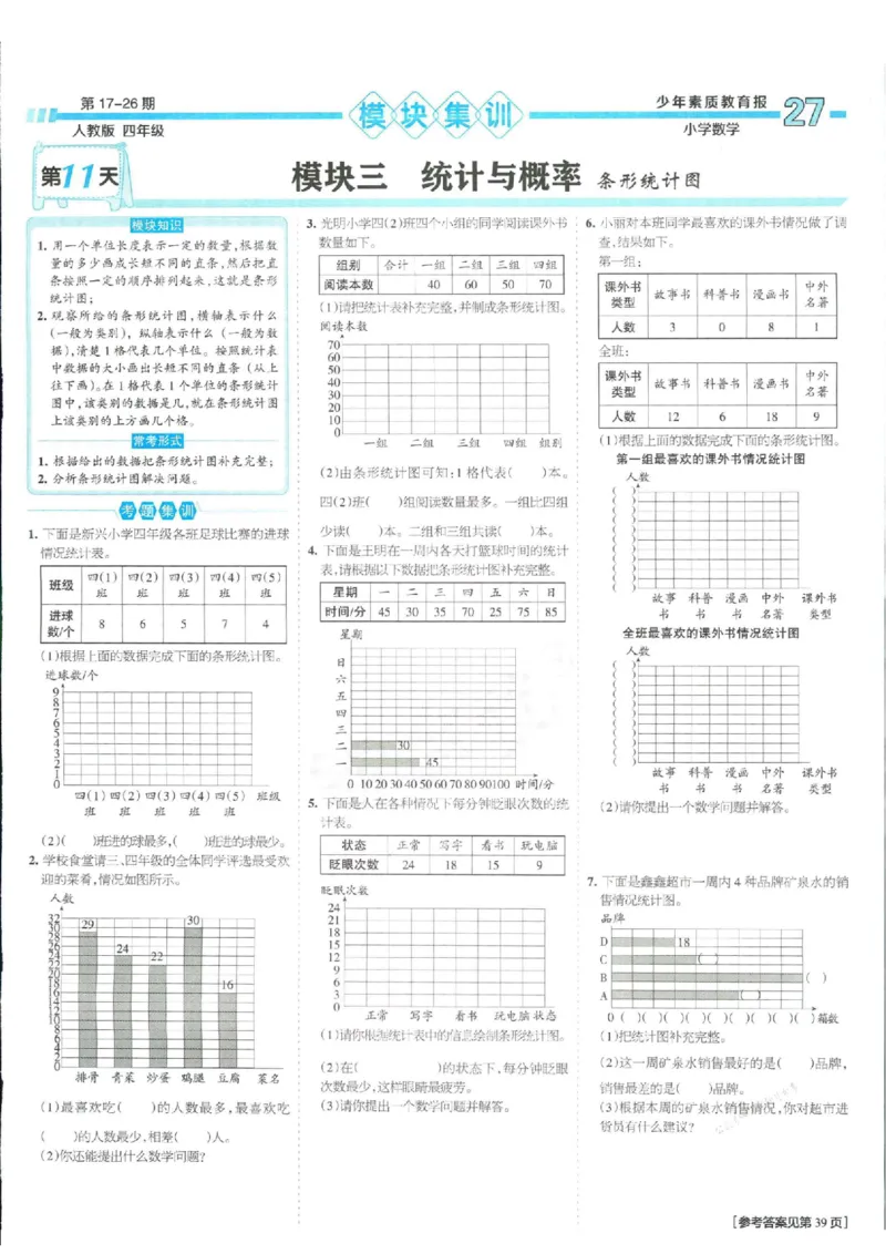 少年素质教育报4年级上册数学人教版_2024年人教版小学数学一二三四五六年级上册下册期中期末试a0747_小学全科《同步练习+精品试卷》打包下载（1-6年级单元月考期中期末试卷）