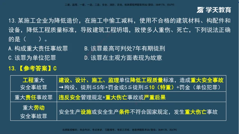 02.2025一建A计划模考强化法规2讲义_2026年一级建造师_2026年一建法规_2025年一建法规SVIP_03-习题精析✿实战特训✿模考通关_44-法规《A计划模考班》王瑜XT_--配套讲义--
