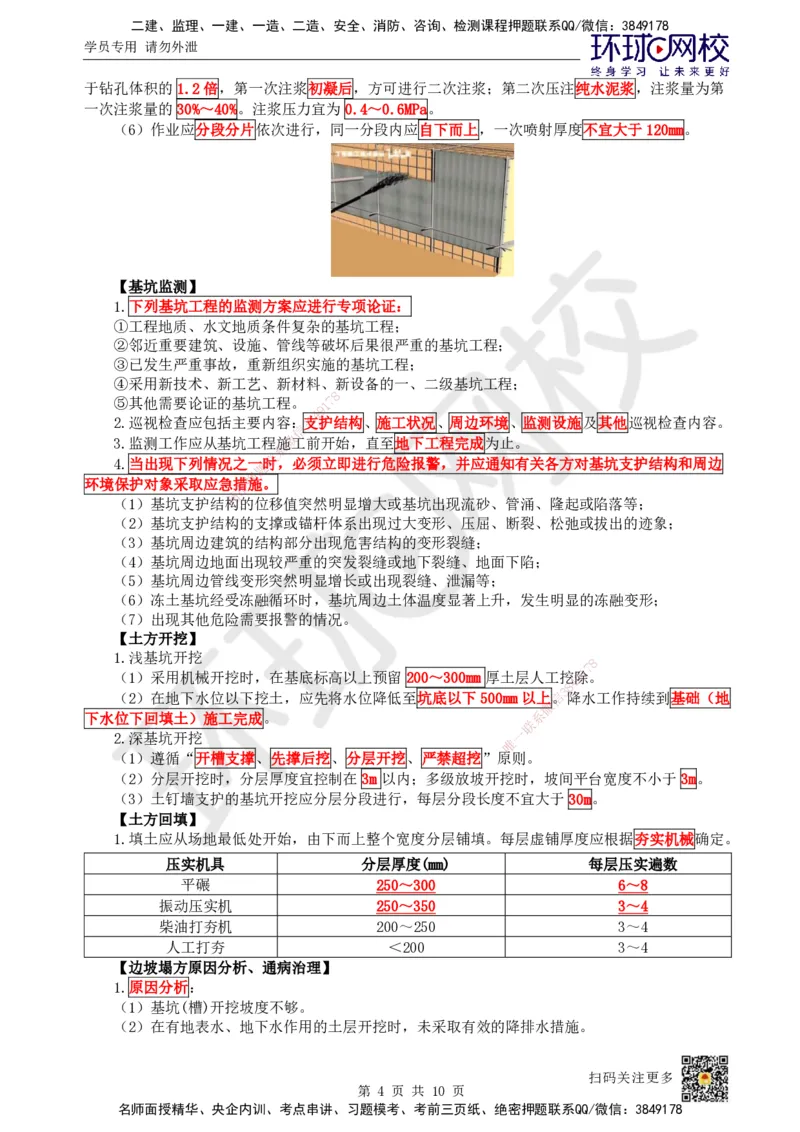02.2025一建建筑案例特训-第2讲-测量、土石方、地基与基础工程施工、质量通病防治及相关规定_2026年一级建造师_2026年一建建筑_2025年一建建筑SVIP_04-冲刺串讲✿考点强化✿小灶集训