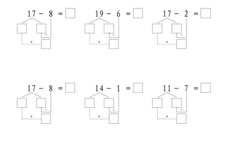 破十法1共17页_幼小衔接全套_7.幼小衔接全套_02、数学_2、凑十法借十法平十法破十法_2、破十法105页
