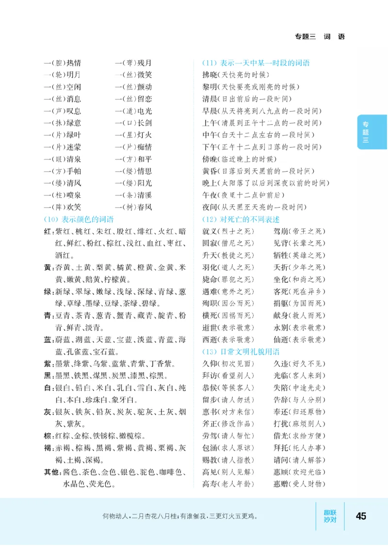 【小学语文】知识通典（人教版）