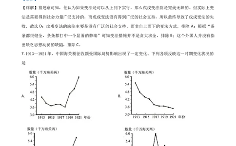 2021年高考历史试卷（山东）（解析卷）_历史历年高考真题_新&middot;Word版2008-2025&middot;高考历史真题_历史（按年份分类）2008-2025_2021&middot;历史高考真题