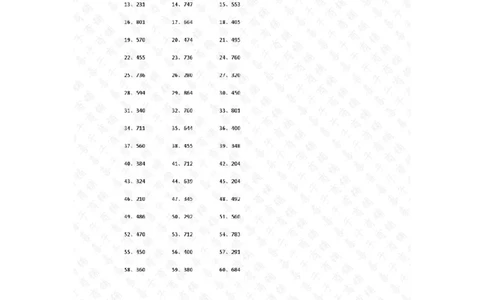 100以内&times;1位第61~80篇答案_小学数学口算竖式脱式计算应用题一二三四五六年级上下册电_小学数学口算题库电子版（1-6）_小学数学口算三年级_口算题适合3年级