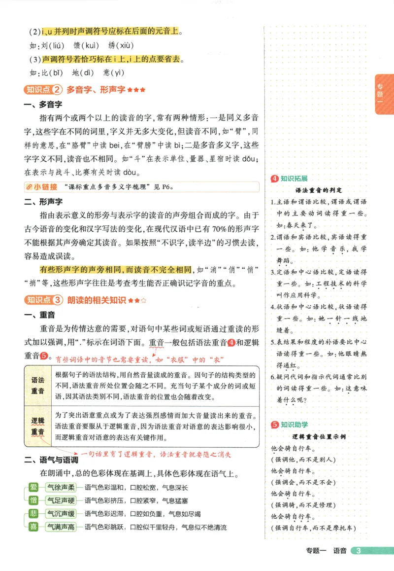 2026版53初中知识清单-语文