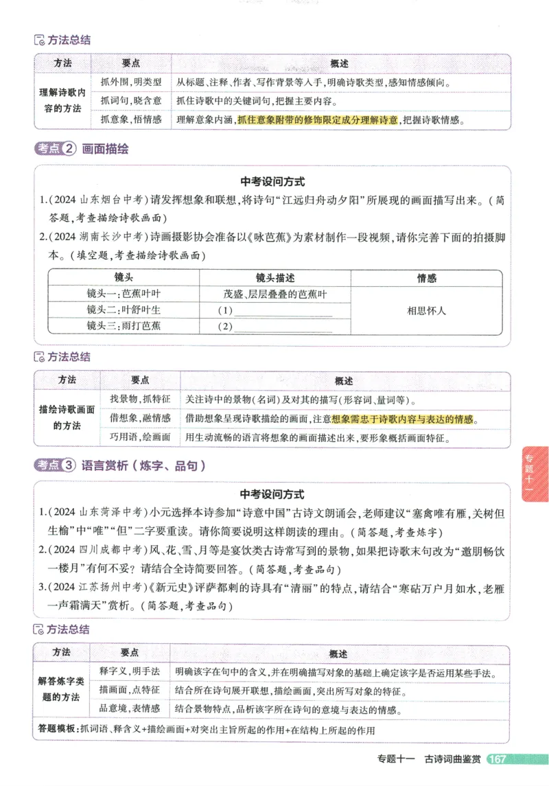 2026版53初中知识清单-语文