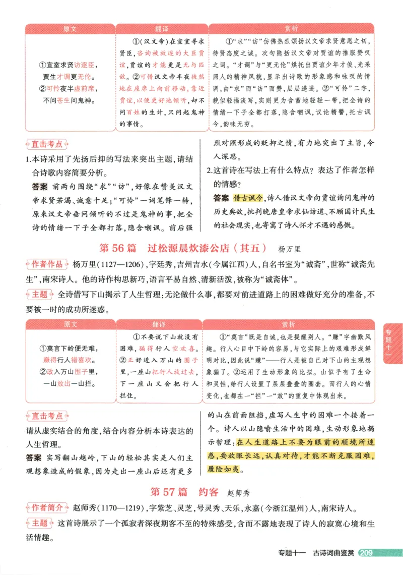 2026版53初中知识清单-语文