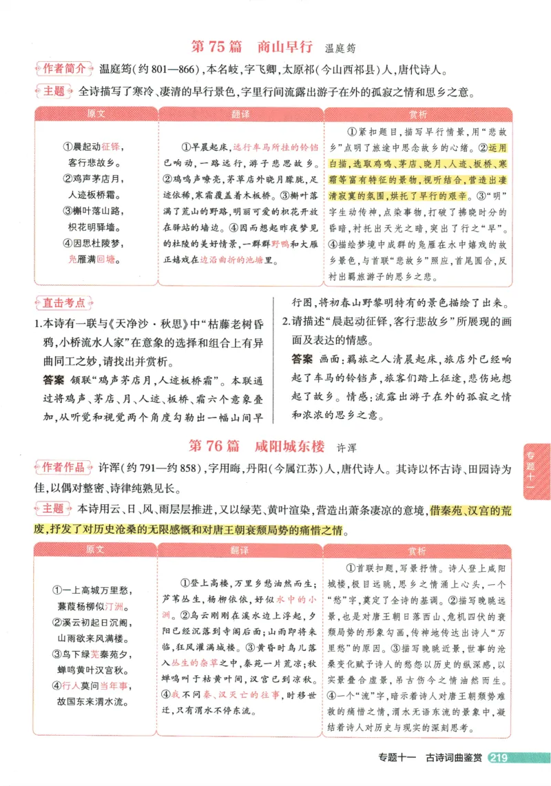 2026版53初中知识清单-语文