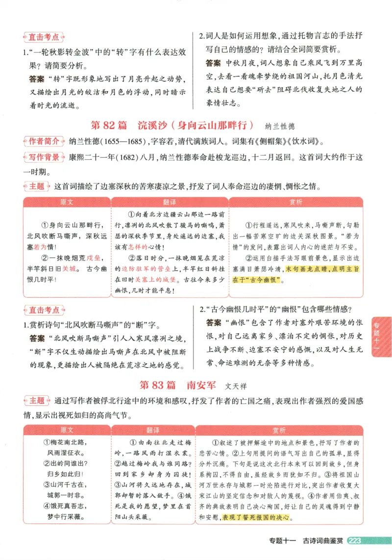 2026版53初中知识清单-语文