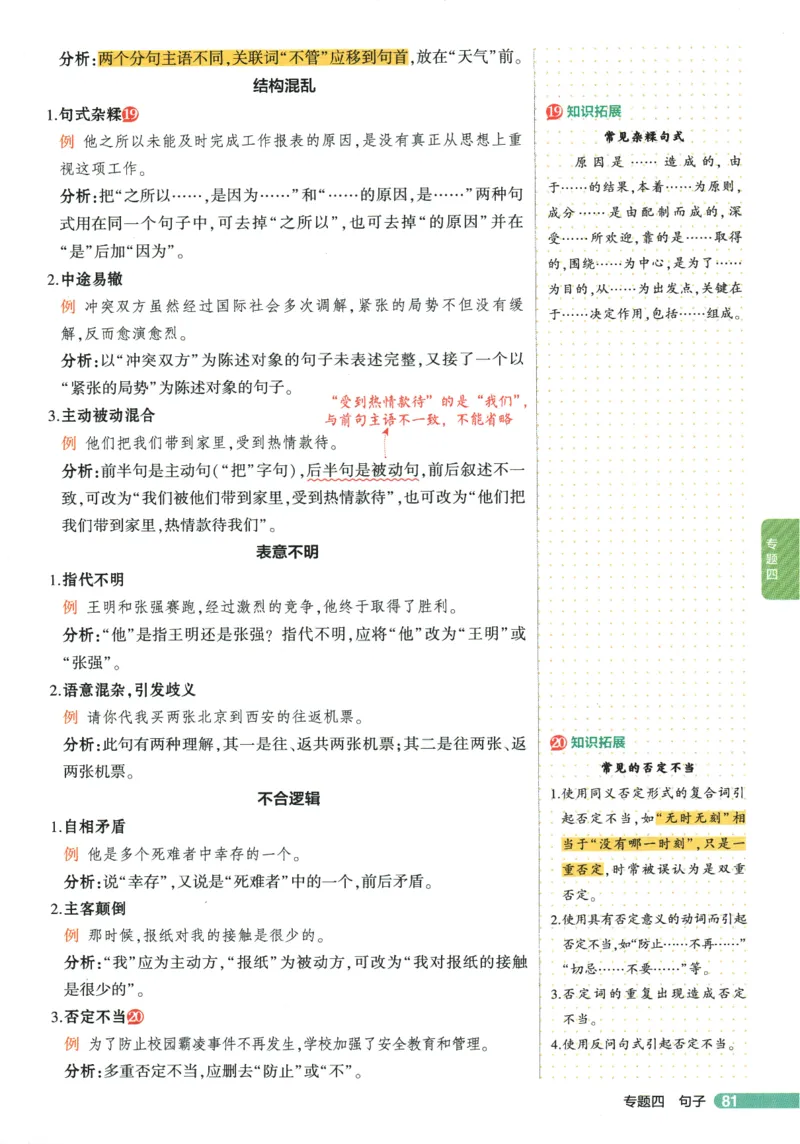 2026版53初中知识清单-语文