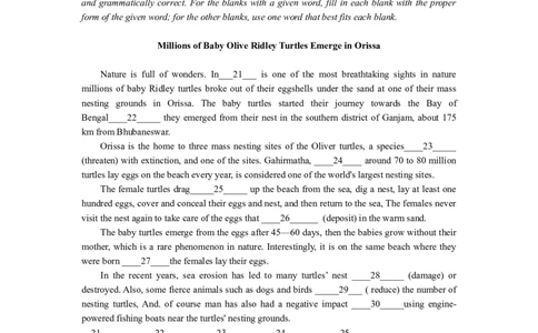2019年高考英语试卷（上海）（秋考）（空白卷）_英语历年高考真题_新&middot;Word版2008-2025&middot;高考英语真题_英语（按年份分类）2008-2025_2019&middot;高考英语真题