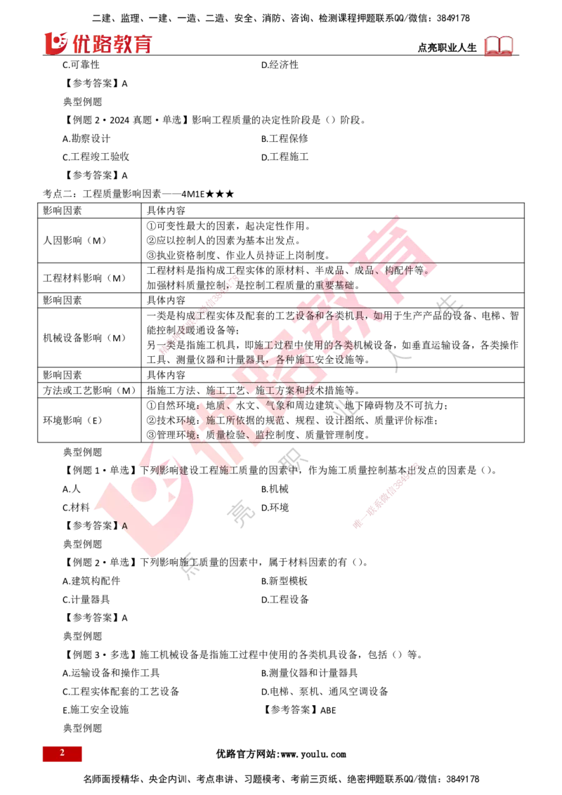 25年一建《项目管理》大V精讲第5章讲义打印版_2026年一级建造师_2026年一建管理_2025年一建管理SVIP_02-基础精讲✿高端面授✿深度强化_30-管理《强化精讲班》许名标YL