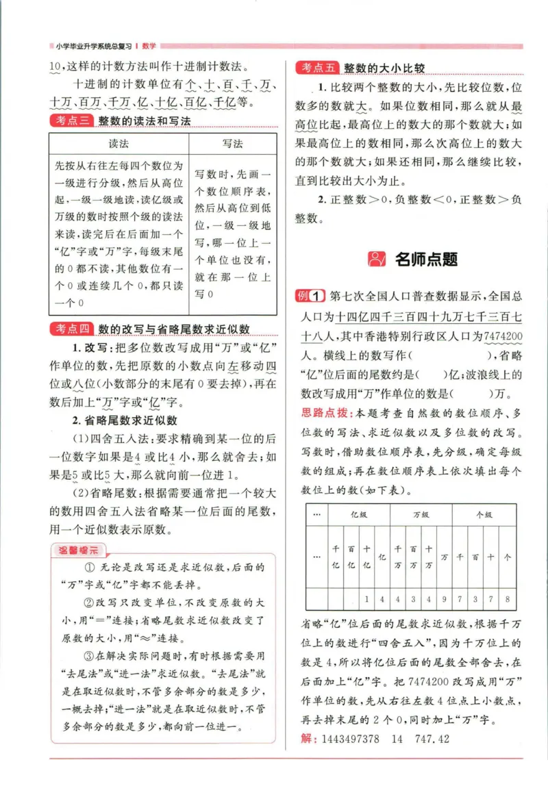 阳光同学考点大全数学_2024年人教版小学数学一二三四五六年级上册下册期中期末试a0747_小学全科《同步练习+精品试卷》打包下载（1-6年级单元月考期中期末试卷）_小升初中总复习