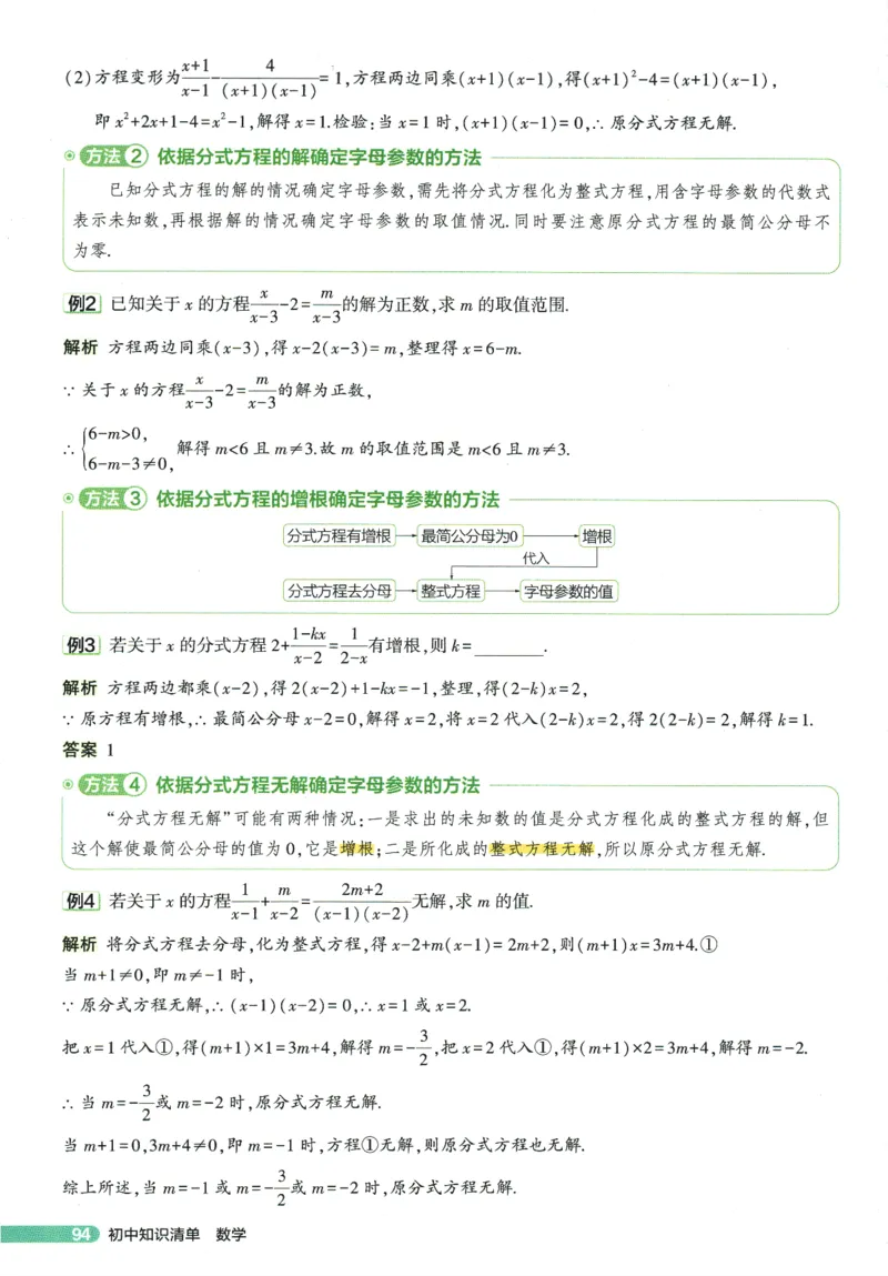 2026版53初中知识清单-数学