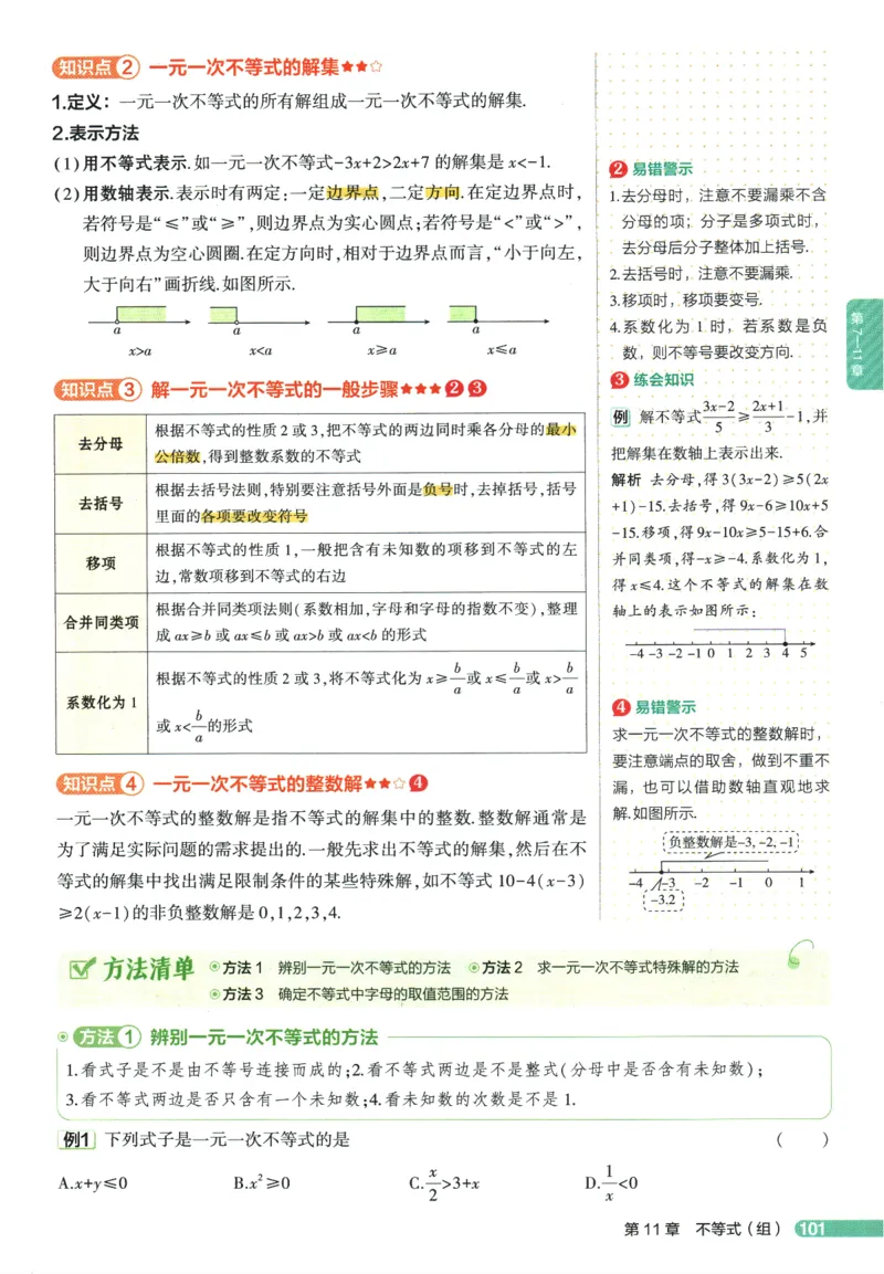 2026版53初中知识清单-数学