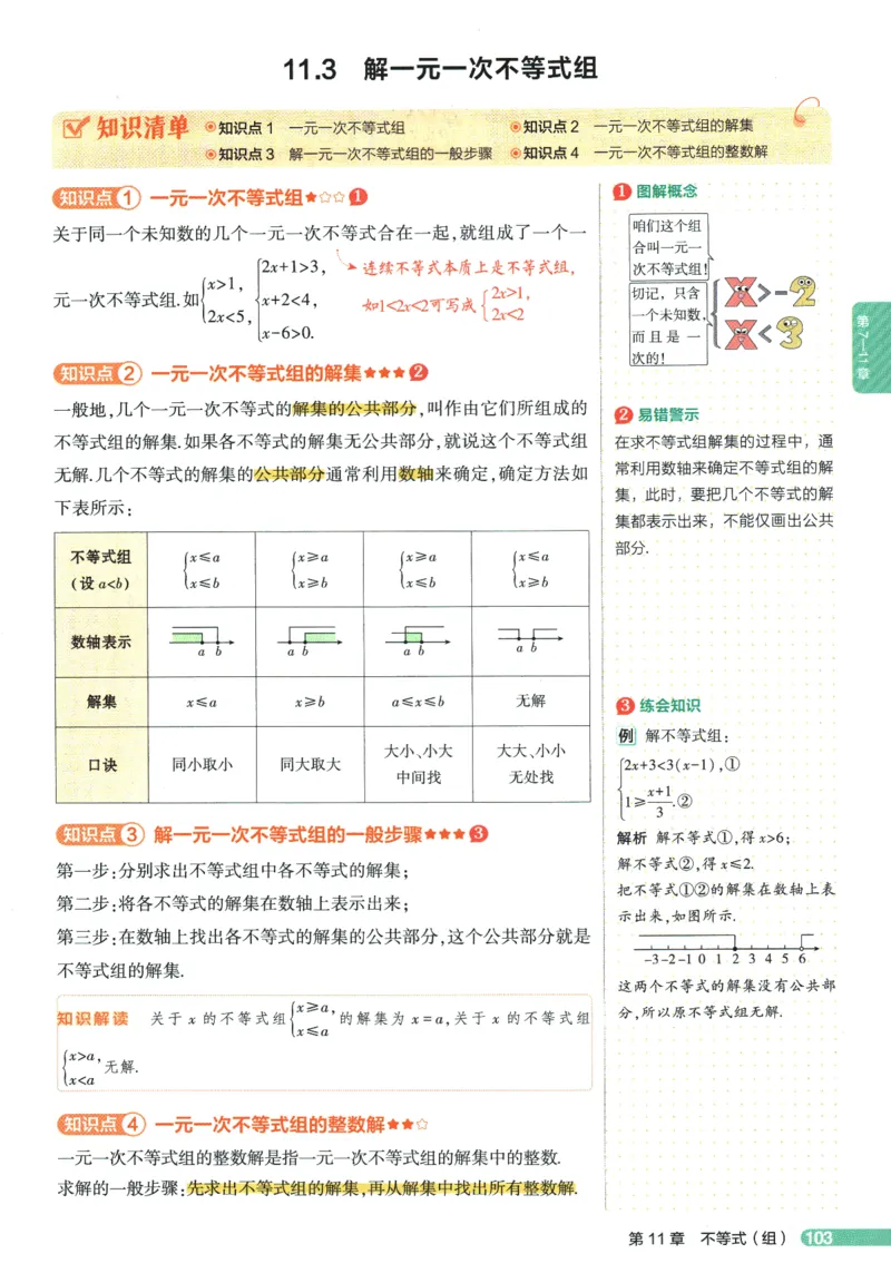 2026版53初中知识清单-数学
