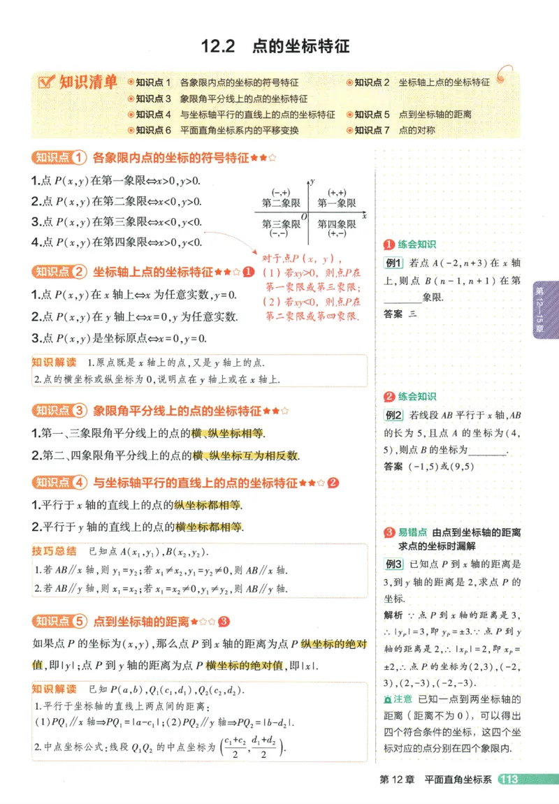 2026版53初中知识清单-数学