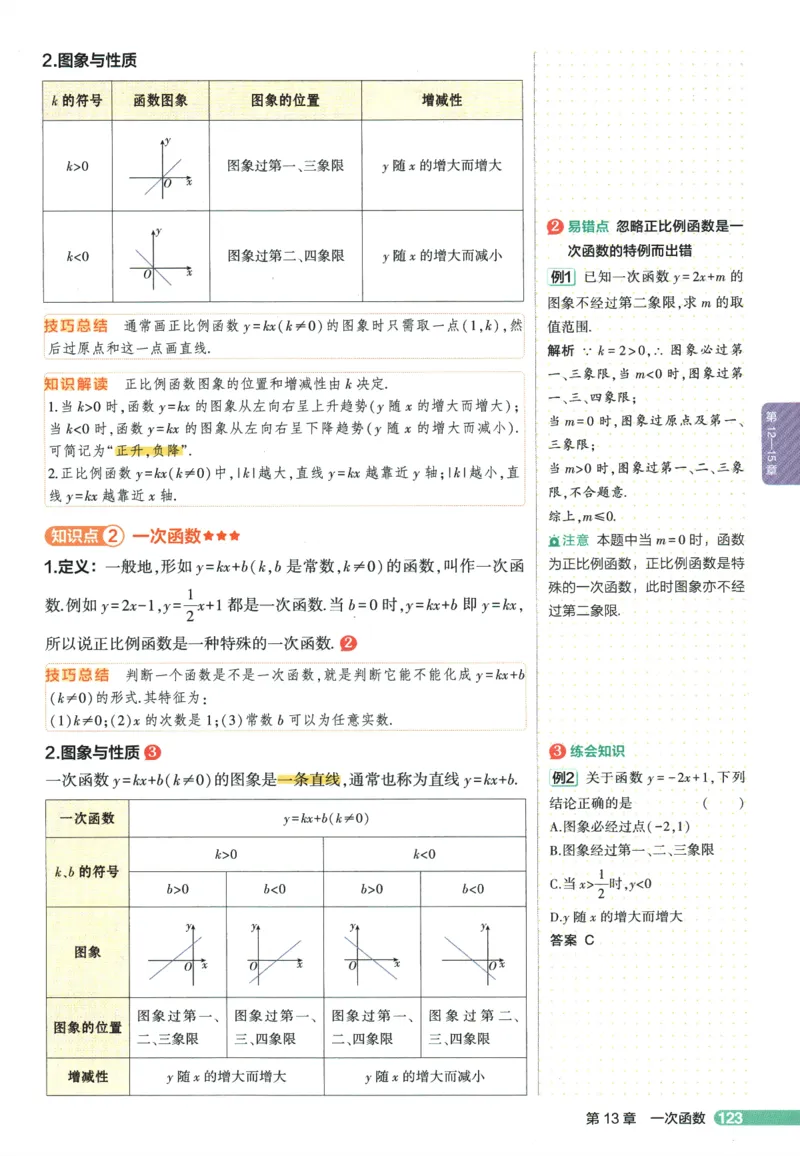 2026版53初中知识清单-数学
