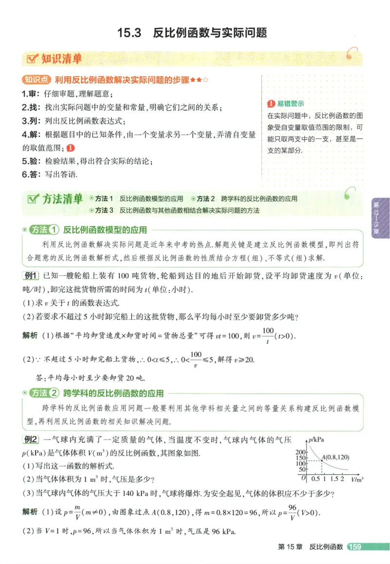 2026版53初中知识清单-数学