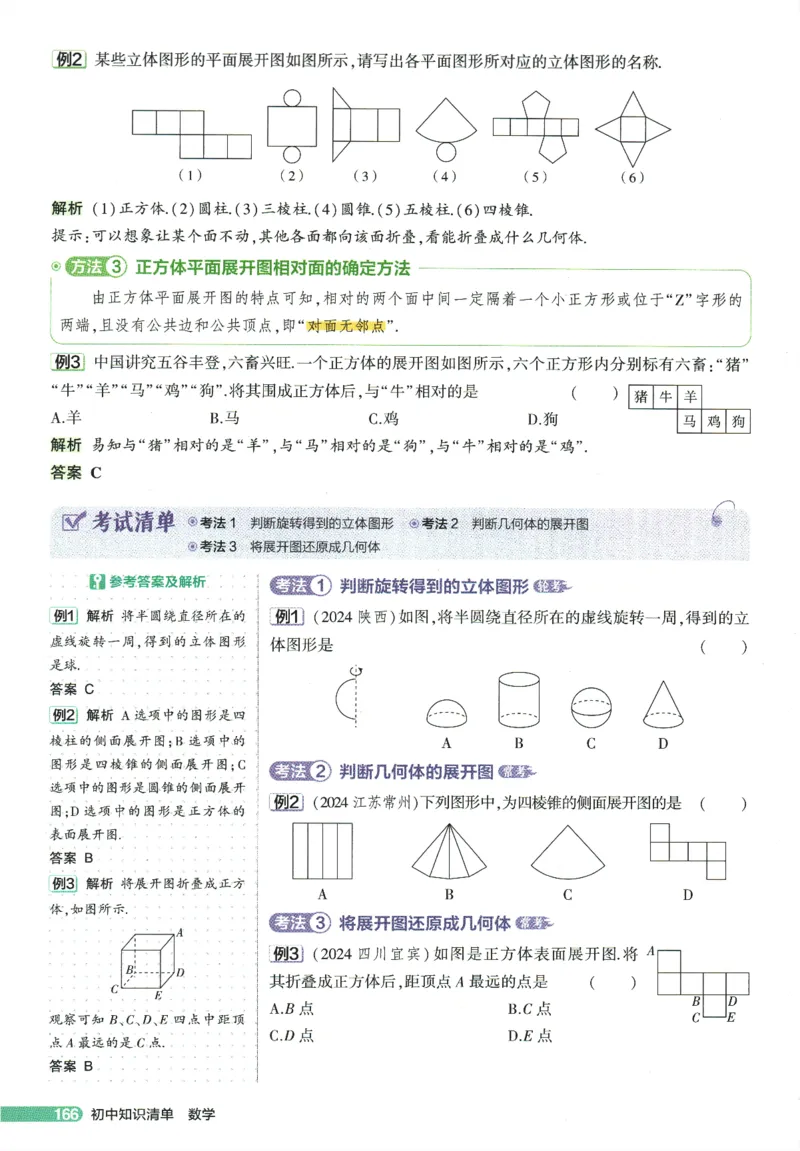 2026版53初中知识清单-数学