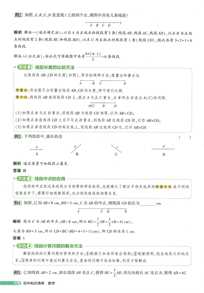 2026版53初中知识清单-数学
