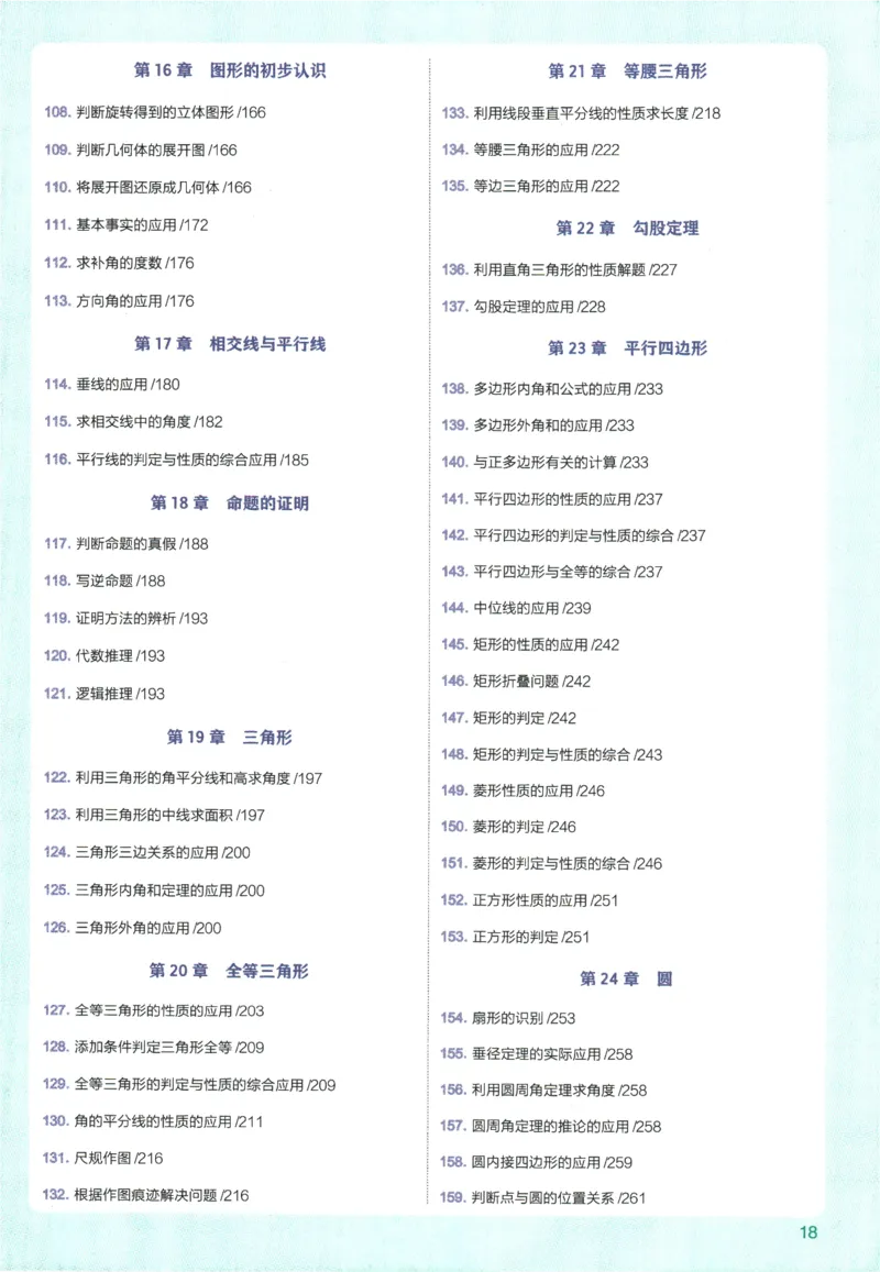 2026版53初中知识清单-数学