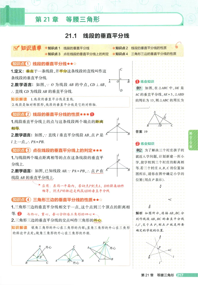 2026版53初中知识清单-数学