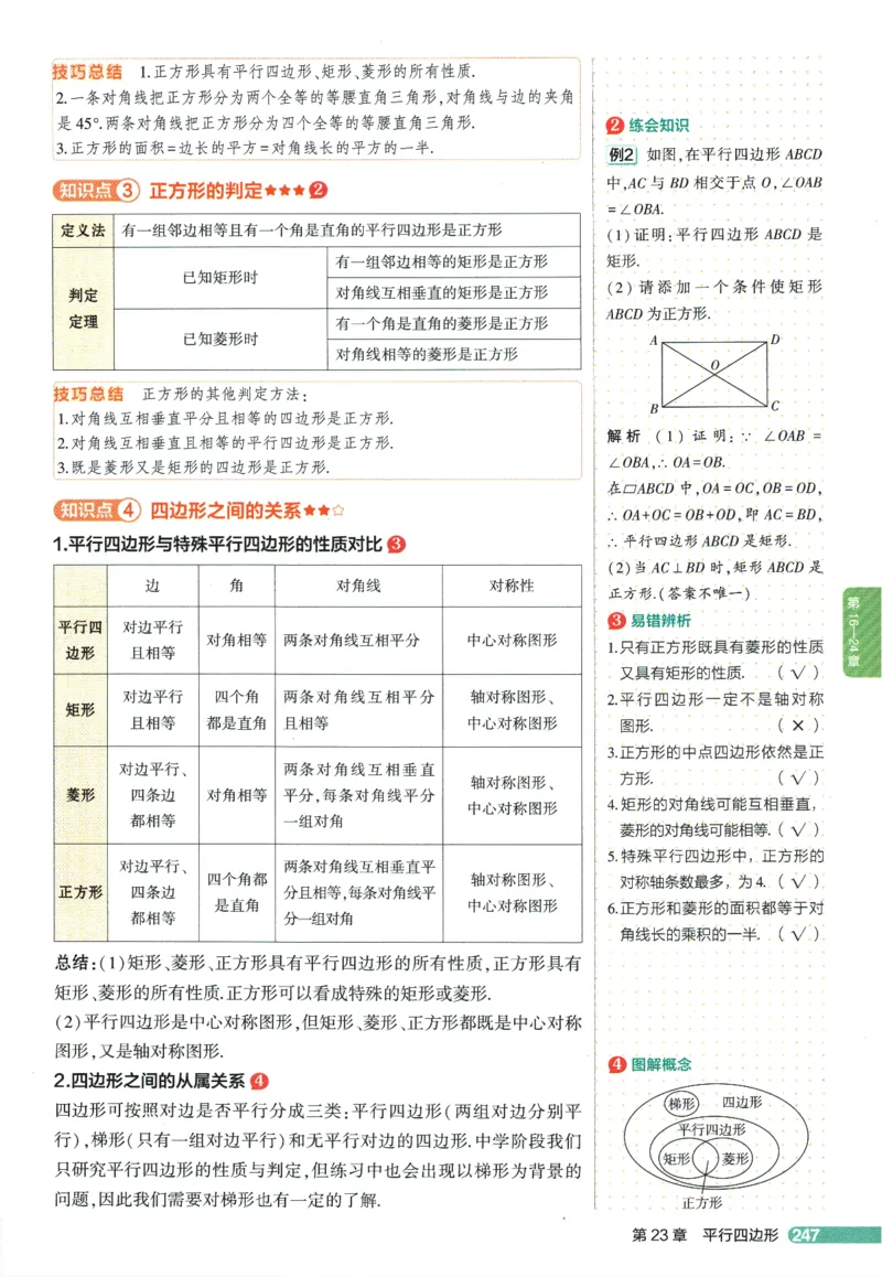2026版53初中知识清单-数学