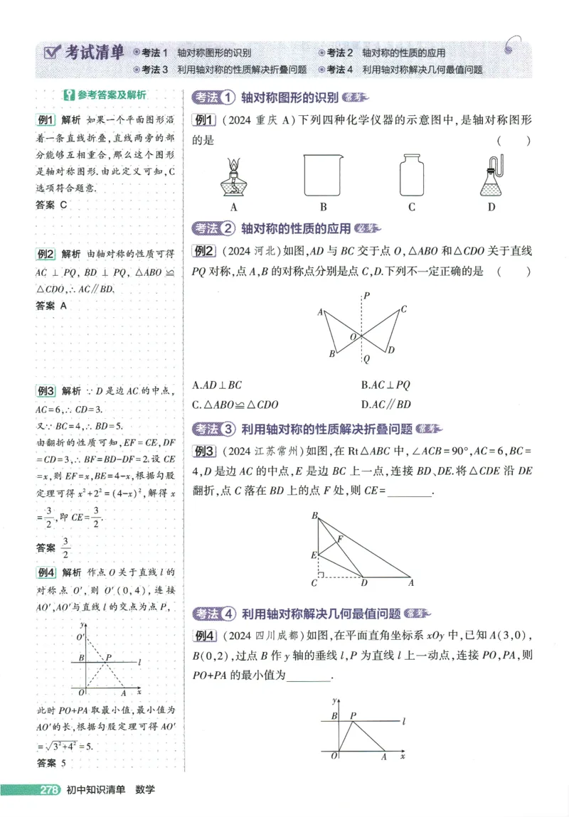 2026版53初中知识清单-数学