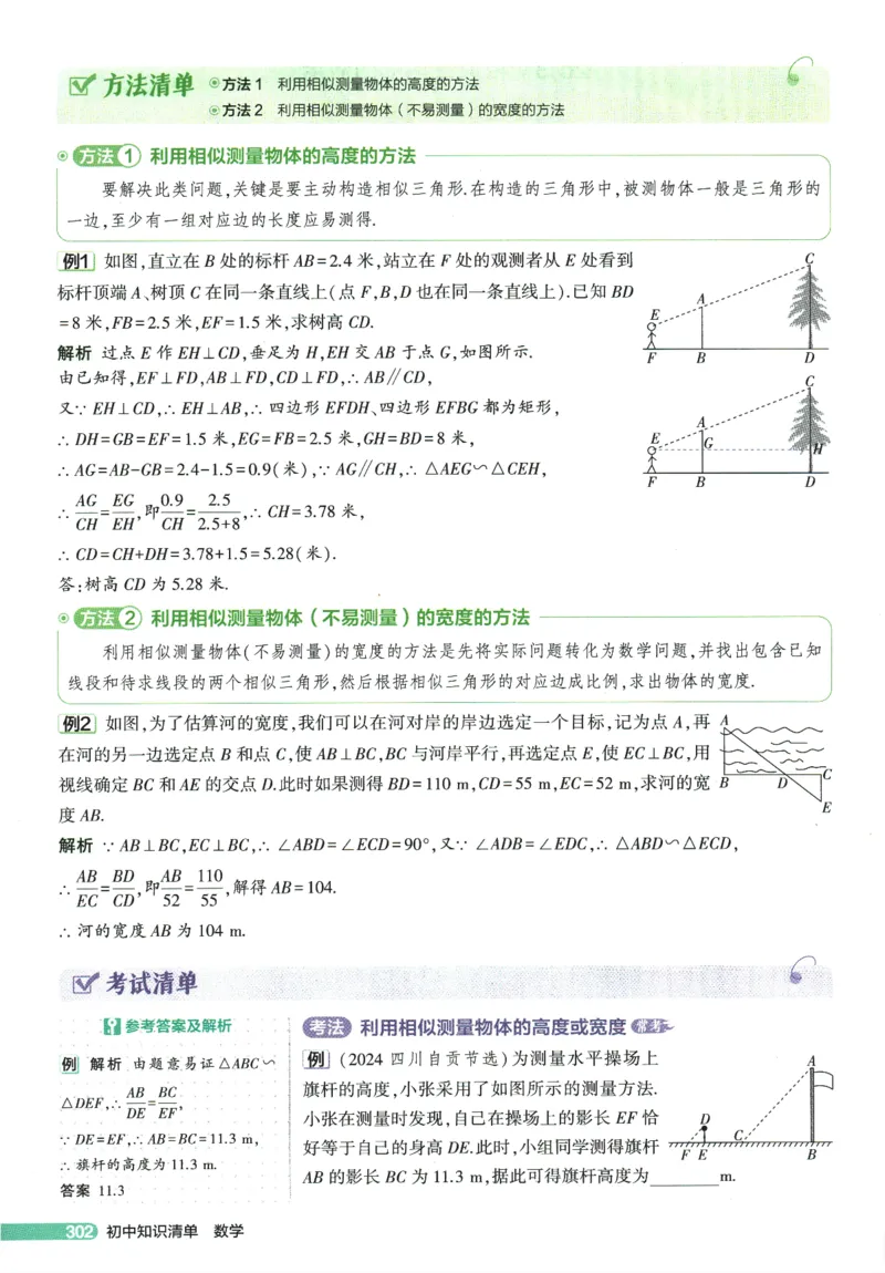 2026版53初中知识清单-数学
