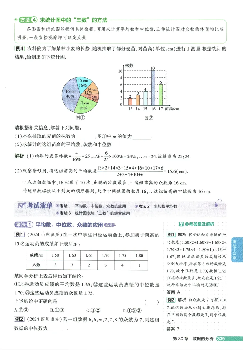 2026版53初中知识清单-数学