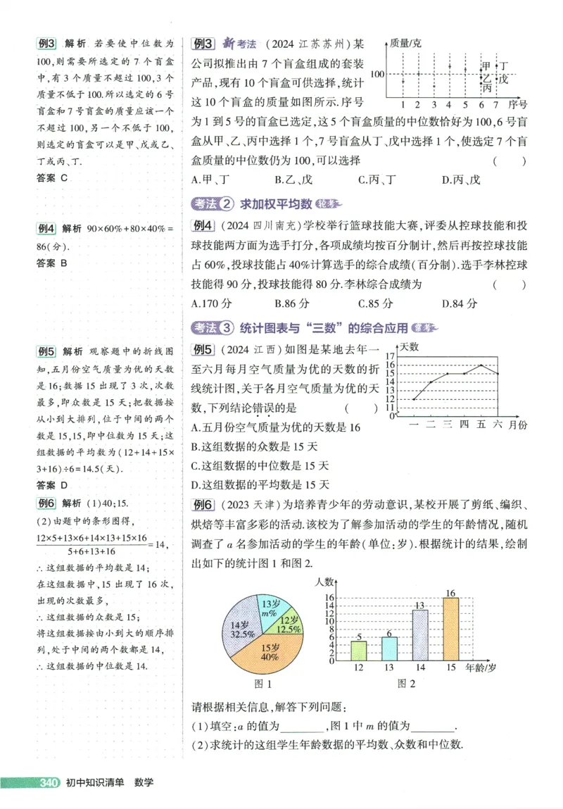 2026版53初中知识清单-数学