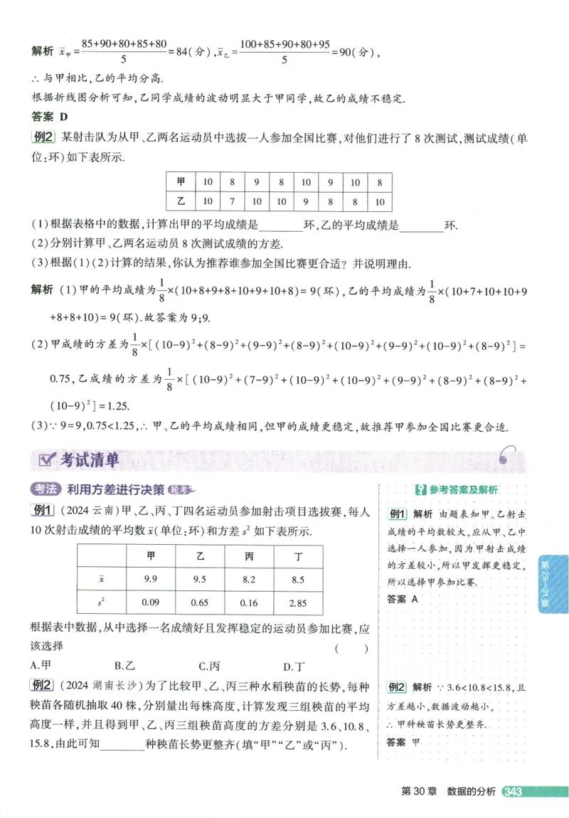 2026版53初中知识清单-数学