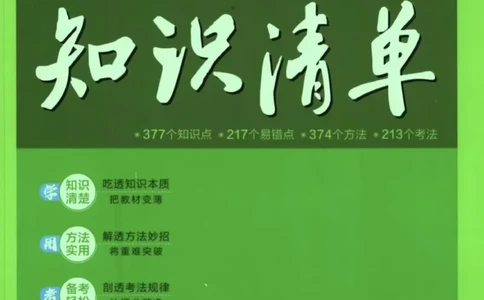 2026版53初中知识清单-数学