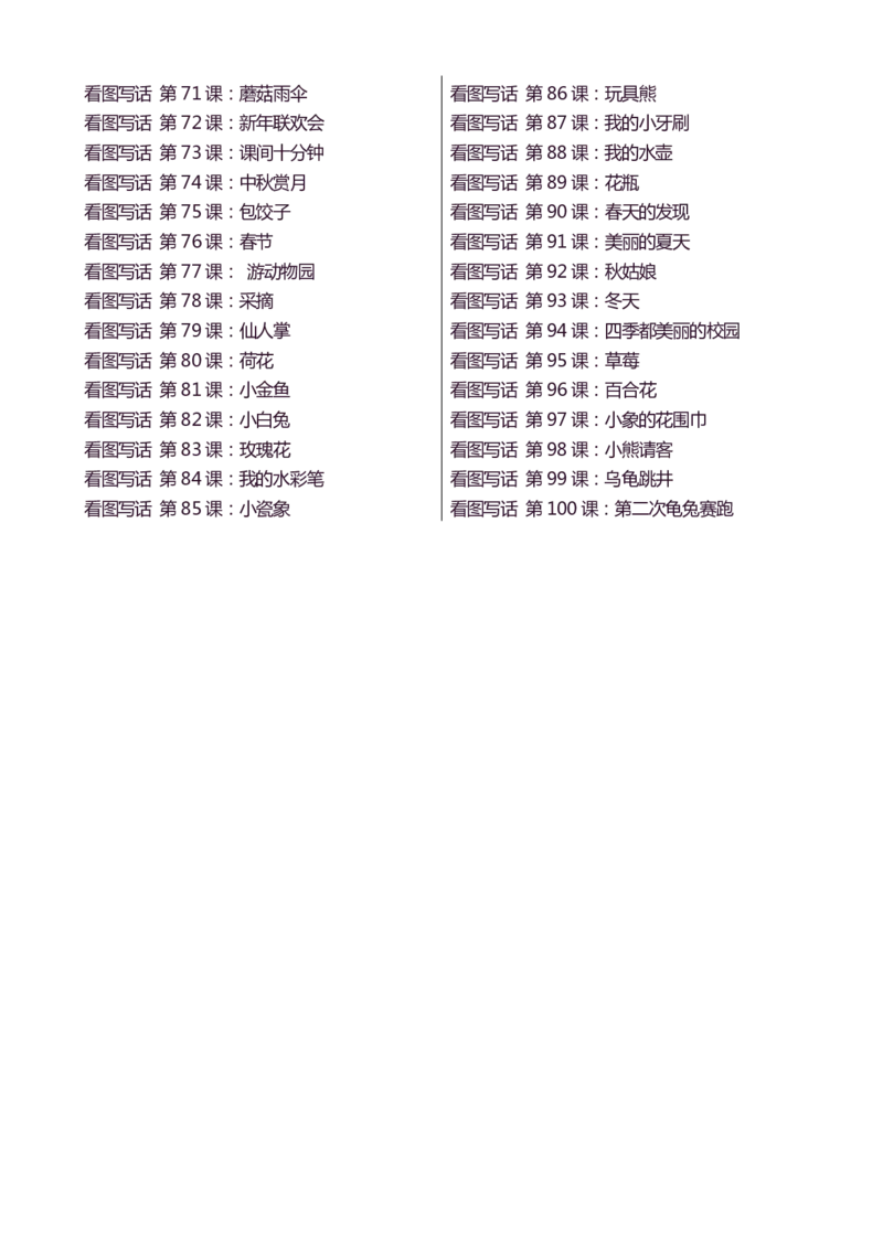 1-2年级下看图写话小练笔话100篇_一年级上下册资料_小学一年级学习资料-25年更新版_1-00、幼小衔接_幼小衔接看图写话启蒙篇