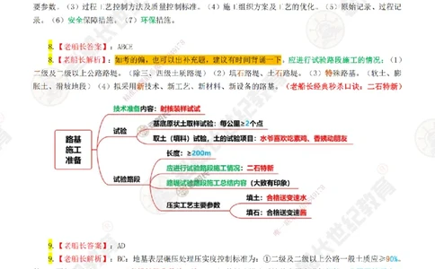 01老船长一建公路&mdash;&mdash;点题强化直播01-答案_2026年一级建造师_2026年一建公路_2025年一建公路SVIP_04-冲刺串讲✿考点强化✿小灶集训_21-公路《点题强化班》老船长JQ推荐_讲义