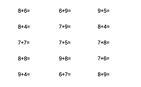 第二关：凑十法_幼小语数英专项资料_幼小数学专项