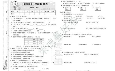 好卷四年级下册数学北京版A部分_2024年人教版小学数学一二三四五六年级上册下册期中期末试a0747_小学全科《同步练习+精品试卷》打包下载（1-6年级单元月考期中期末试卷）_小学数学