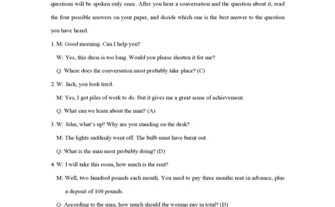 2018年高考英语试卷（上海）（秋考）（答案卷）_英语历年高考真题_新&middot;PDF版2008-2025&middot;高考英语真题_英语（按省份分类）2008-2025_2008-2023&middot;（上海）英语高考真题