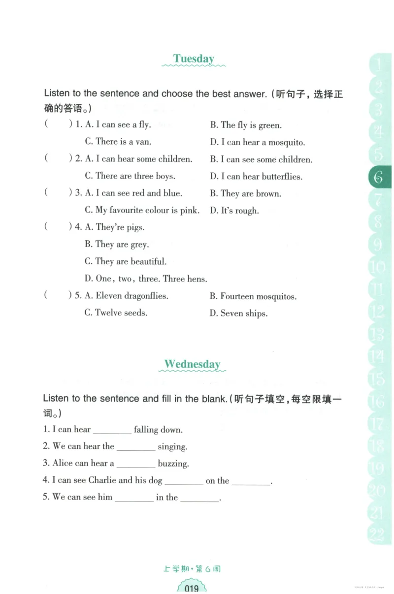 英语听力--3年级_儿童训练听力幼儿园手耳朵眼睛协调训练益智游戏4岁上空间想象力(1)_1-6小学英语听力