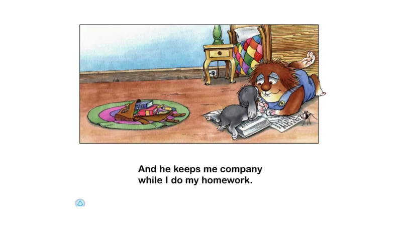 23.Justmeandmypuppy_Frank（小毛怪）老师爆笑阅读单词课（50个故事3000词）_小炸毛爆笑故事单词课课件