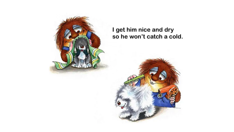 23.Justmeandmypuppy_Frank（小毛怪）老师爆笑阅读单词课（50个故事3000词）_小炸毛爆笑故事单词课课件