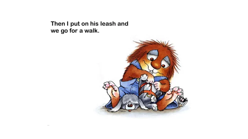 23.Justmeandmypuppy_Frank（小毛怪）老师爆笑阅读单词课（50个故事3000词）_小炸毛爆笑故事单词课课件