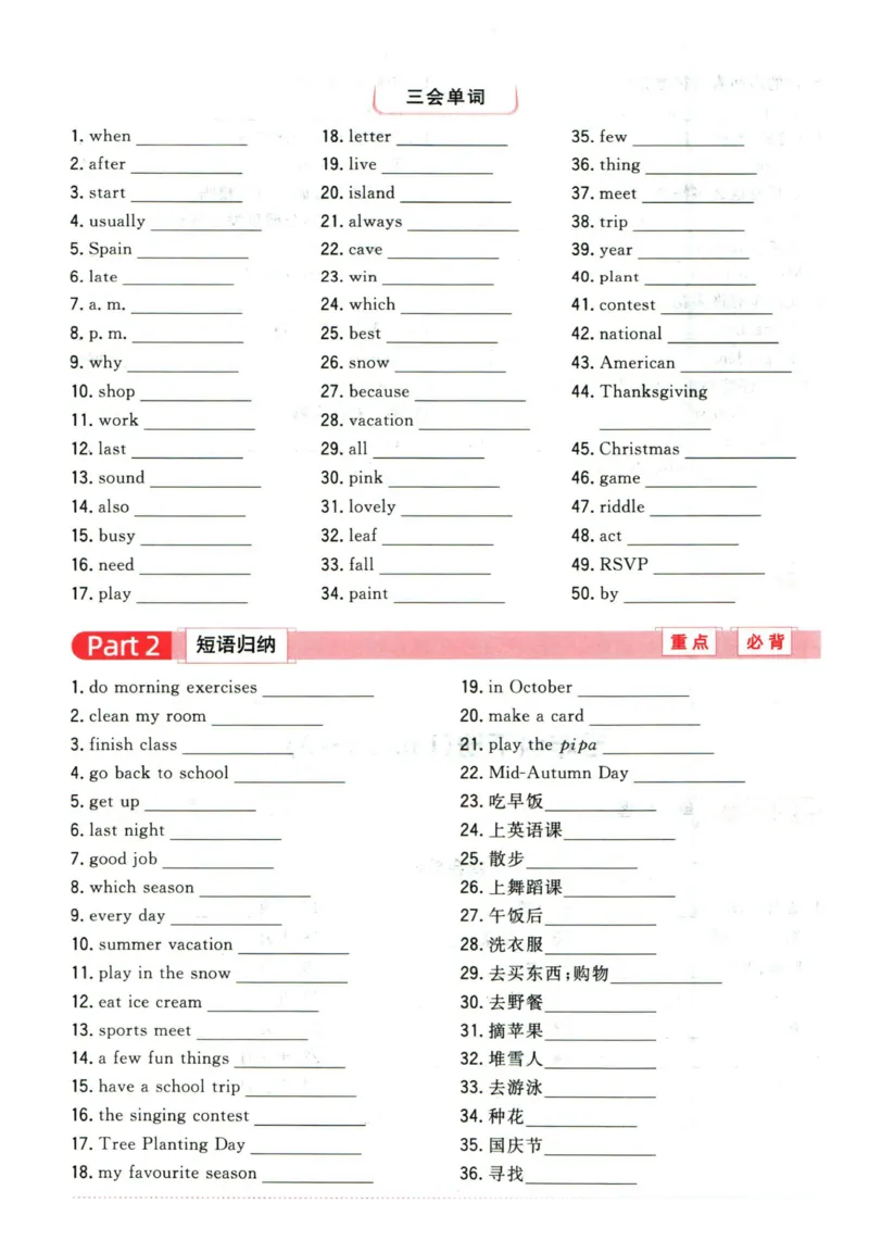 阳光同学教材知识梳理英语_2024年人教版小学数学一二三四五六年级上册下册期中期末试a0747_小学全科《同步练习+精品试卷》打包下载（1-6年级单元月考期中期末试卷）
