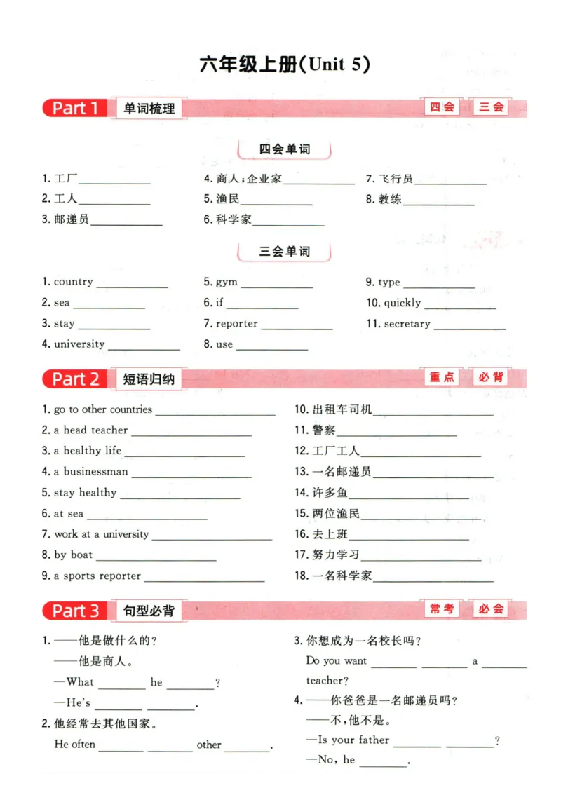 阳光同学教材知识梳理英语_2024年人教版小学数学一二三四五六年级上册下册期中期末试a0747_小学全科《同步练习+精品试卷》打包下载（1-6年级单元月考期中期末试卷）