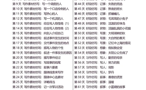 3年级上好文仿写小练笔新132页_A016天天小练笔_3上天天小练笔